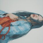 Vivienne Westwood Instagram - South Korean-Japanese artist @minachanxx wears the Worth More jacket from the Spring-Summer 2024 collection, featuring this season's Seaweed Jacquard, as seen in @tfpjp⁠
⁠
The motif is reminiscent of the Autumn-Winter 1998 collection, 'Tied To The Mast' - where fabrics appeared salt-stained and sun-bleached to delicate pastels. ⁠
⁠
Photography by @yuji_w57⁠
Styling by @shoheikashima⁠
⁠
#VWSS24
