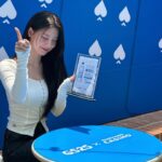 Cho Mi-yeon Instagram - 🩵선양 카지노 놀러오세요🐳🫶🏻☺️ @sunyang_returns @gs25_official