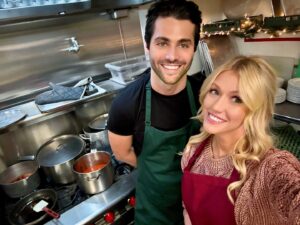 Katherine McNamara Instagram - We’ve been cooking up a little something for you! Stay tuned! 🩵 

@matthewdaddario