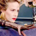 Sarah Paulson Instagram - Sarah Paulson and Arnold Daniel go lux for Interview Magazine 💎  @mssarahcatharinepaulson for @interviewmag Spring 24!
Photos @arnold_daniel
Styled @dzgaines 
Hair @bobrecine Make up @jameskaliardos
Nails @nailsbymamie
Produced @themorrisongroup
Thank you @melzy917
@appropriateplay 🎥Video @jameskaliardos 🪬