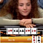 Sofie Dossi Instagram - Have you EVER seen an all-in like THIS?! @sofiedossi is getting quite creative at CPT Invitational III! 🤯 

#CelebrityPokerTour #SofieDossi #Poker #Contortion