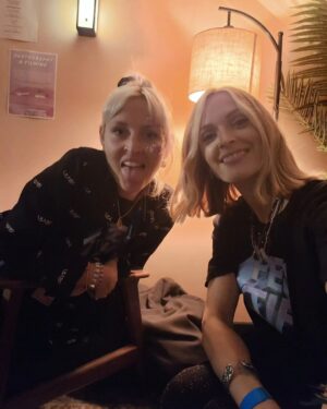 Fearne Cotton Instagram - It's not possible to fit one persons whole life, or what they meant to you, or the huge grief when they're gone into one tiny square on here, but I will try. 
I met this incredible woman @howtoglitteraturd 14 years ago (thanks to the wonderful @red.swan ) and i'm so grateful for every one of those years. I've spent all of today looking through so many photos of the brilliant, silly, magical and special times we spent together. When you were with her almost anything was possible. She would have an idea and two minutes later you'd be trying to plan how to bring it to life. She rarely took no for an answer in the best way possible; getting the best musicians out there to play at our charity festival for @coppafeel or convincing others to run marathons with giant boobs strapped to them. She lived fully, more than I've ever seen anyone live. 
I saw her cry once(I know there were other times with other friends of course), and I'm not saying that to encourage others to hold emotions in, I'm saying it because her magic was to always find another way. She saw small chinks of light as potential and opportunity. 
Her face was pure sunshine not only because she was as beautiful as an angel but also because she was kind and caring and vibrant. She asked me to design her a tattoo a few years ago and I'm proud to say a hand drawn trapeze artist sat across the scar on her chest. 
We talked about cats for way too long, talked about death (I was way too scared to talk about it before Kris taught me it was not just OK but necessary), ate cake together and sometimes sat in silence. I'm already running out of space here and theres so much more to say.
 So here we are, suddenly using words like 'was' instead of 'is' and pulling memories and photos out of the drawers. There's so much to celebrate and so much to mourn. I'm mostly thinking of Maren, Kris' twin. I love you mate. We are all here for you. 
This evening I will be lighting a candle for my dear mate who not only touched my life but saved many others. Kris, I love you. ❤️