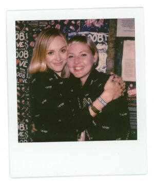 Fearne Cotton Instagram - It's not possible to fit one persons whole life, or what they meant to you, or the huge grief when they're gone into one tiny square on here, but I will try. 
I met this incredible woman @howtoglitteraturd 14 years ago (thanks to the wonderful @red.swan ) and i'm so grateful for every one of those years. I've spent all of today looking through so many photos of the brilliant, silly, magical and special times we spent together. When you were with her almost anything was possible. She would have an idea and two minutes later you'd be trying to plan how to bring it to life. She rarely took no for an answer in the best way possible; getting the best musicians out there to play at our charity festival for @coppafeel or convincing others to run marathons with giant boobs strapped to them. She lived fully, more than I've ever seen anyone live. 
I saw her cry once(I know there were other times with other friends of course), and I'm not saying that to encourage others to hold emotions in, I'm saying it because her magic was to always find another way. She saw small chinks of light as potential and opportunity. 
Her face was pure sunshine not only because she was as beautiful as an angel but also because she was kind and caring and vibrant. She asked me to design her a tattoo a few years ago and I'm proud to say a hand drawn trapeze artist sat across the scar on her chest. 
We talked about cats for way too long, talked about death (I was way too scared to talk about it before Kris taught me it was not just OK but necessary), ate cake together and sometimes sat in silence. I'm already running out of space here and theres so much more to say.
 So here we are, suddenly using words like 'was' instead of 'is' and pulling memories and photos out of the drawers. There's so much to celebrate and so much to mourn. I'm mostly thinking of Maren, Kris' twin. I love you mate. We are all here for you. 
This evening I will be lighting a candle for my dear mate who not only touched my life but saved many others. Kris, I love you. ❤️