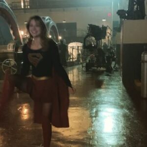 Melissa Benoist Instagram - SG does A Chorus Line for @davidharewood @tawnia_cannell_mckiernan and @haimo56 with not so great pirouettes #godihopeigetit
