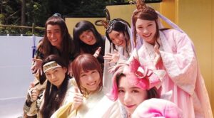 Kasumi Arimura Instagram - 桃ちゃんもビックリ。家族っていいね☺️👍