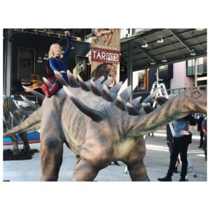 Melissa Benoist Instagram - This is the greatest day of my life 🦖 yeehaw