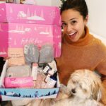 Gina Rodriguez Instagram - #fabfitfunpartner guess what I just received?! My @fabfitfun box! 🤗 This winter you can get $10 off your first box at FabFitFun.com with my coupon code: GINA. 🥳 Not only does #fabfitfun partner with charities and female founded companies, but they allow me to try products that are great for everyday use, such as the MakeUp Eraser that lasts up to 3 years and the faux fur chancletas (slippers) that will keep my feet warm and cozy this winter ❄️. We can all use a little #selfcare.