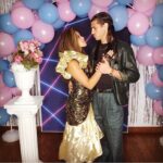 Gina Rodriguez Instagram - Happy New Year. From me and my main man. #80’sbabies #Prom2020