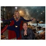 Melissa Benoist Instagram - Tomorrow we hit 100 episodes! That is a lot of television! And a lot of heat vision! A lot of all the visions! And I need more @thomaspatricklennon like I need MORE COWBELL!!! #supergirl100
