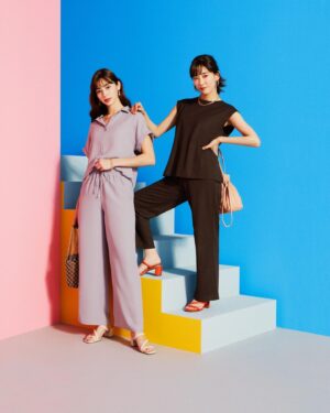 Asami Mizukawa Instagram - セットアップverのCMも始まりました👀👀👀
#GU