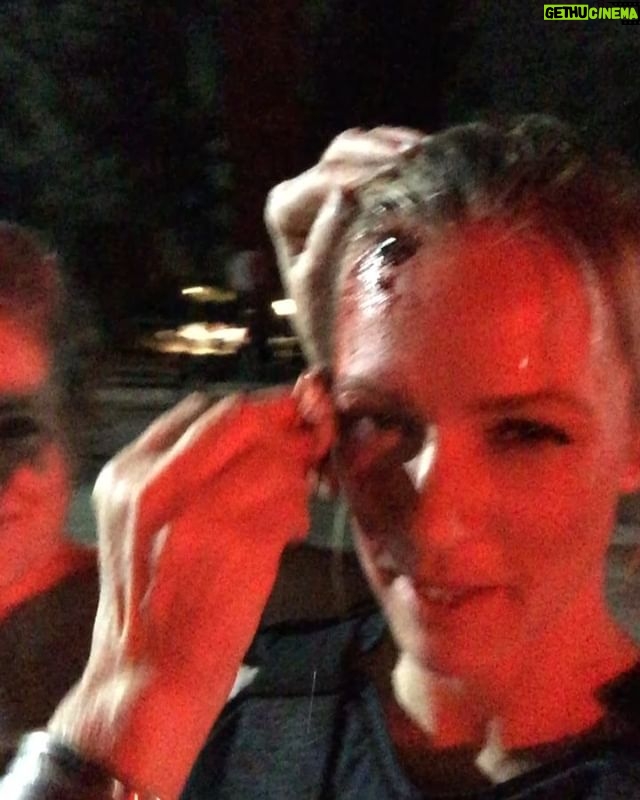 A.J. Cook Instagram - Tune in tomorrow night at 10pm to find out what this hot mess is all about. Season 13 premier!#criminalminds #blood #glamour