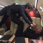 A.J. Cook Instagram - Flying in the jet with @gublergram and @aishatyler