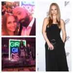 A.J. Cook Instagram - From the Stella McCartney event. Thx @alyssafgreene for helping me with the sparkling jewelry!! @nathanandy