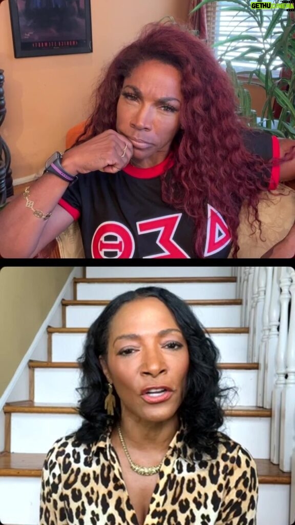 A.J. Johnson Instagram - “THE COUNTRY IS ON FIRE WITH COVID!!”😵‍💫😳😩😮😮😮 learning this and more from my #wcw the amazing @drjaynemorgan . PLEASE checkout this LIVE, share it and follow my sister soror @drjaynemorgan I love you LS, Thank you❤️😘🔺