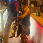 A.J. Johnson Instagram - FROM NJ TO GHANA!!!😮🤯 Growing up in NJ... my family would put on my favorite song and we'd danced together on Christmas... now my family @bellaafrik_restaurant Ghana did the same!!!! 😝🙌🏾🇬🇭🤣🤣 There's Ghana... then there's MY Ghana 😝☺️🙏🏾 We send you all this love- this joy - this spirit of Christmas from the soul and the soil ❤️🖤💚😘🎄 Lets go @tylericu 💃🏾😝🙌🏾