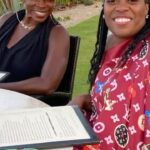 A.J. Johnson Instagram - People often ask me who inspires me... Tashion Macon is my quick answer. Yes- she is my sister my friend my soror ❤️🔺 but a spirit I cannot do this life without. I was in Ghana and asked her- with tears streaming - to pray with me... not only did she, she got on a flight no questions asked and came to Ghana... to pray more🥹🙏🏾🇬🇭 I told her I wished I could've taken my parents to London before they passed -so she included me in HER family trip. We have traveled the world and live soooo deep in the experience we forget to take pics!!!🤷🏽‍♀️😵‍💫😧🤦🏾‍♀️🤦🏾‍♀️🤣🤣 Dr. Tashion Macon ( @tashionmaconphd) is the sister-advice- prayer warrior - safe space EVERY woman needs and I'm ECSTATIC to now share her with YOU!! 😝🙌🏾😍 Grab her newly released book, COMIN IN HOT and get the life and career guidance you need to be your full boss self, but think may not exist?!! T... you are a gift to my life- a prayer answered. KNOW IT! I'm excited that the world now gets to experience the magic I call you!🥹🥹☺️🙏🏾 I'm blessed to share you!🥰😘😘😘🙌🏾🙏🏾 COMING IN HOT now available on Amazon!! #wcw #wisdomwednesday #wisdom #wellness #sisterhood