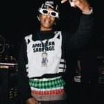 A$AP Rocky Instagram - ST🛑P THE SAG LOL (GR1M) $TACKED $AGGER DENIM PANT$ ALREADY SOLD OUT !!! AWGE.COM DONTBEDUMB-