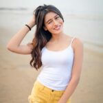 Aadhya Anand Instagram - You’re the only one I sea⛱️🥥 Photography - @deepak_das_photography Makeup - @makeup_by_nainaa Hair - @sunitasingh755 Edited by - @omkarnaik__ #aadhyaanand #aadhya_anand #beachvibes #indianphotography