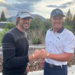 Aaron Rodgers Instagram - Just a couple of dudes winning golf matches rockin @bose . It feels and sounds sooooooooo good 🏆 #thematch #3and2 #puttfordough⛳ #