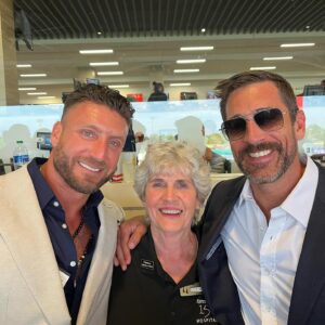Aaron Rodgers Instagram - The Crew 2024 🐎. #150thkentuckyderby🐎♥️🐎♥️ 
#