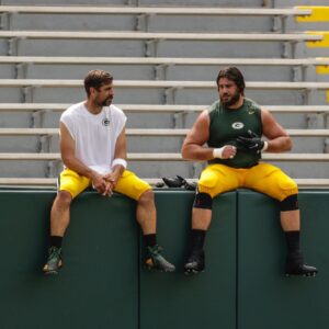 Aaron Rodgers Instagram - Happy 30th Birthday to my little bro @davidbakhtiari love you dude ❤️ #