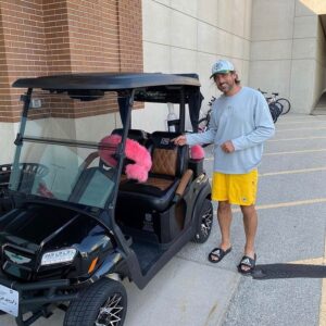 Aaron Rodgers Instagram - Big thanks to @davidbakhtiari for my Vanquish!!!! #christmasinjuly #bigbellybigheart #lovemesome69 #teammates #calves #