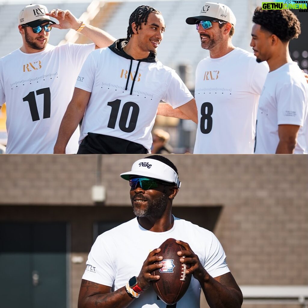 Aaron Rodgers Instagram - @aaronrodgers12 brings together NFL stars to play in @rx3growth’s 3rd annual Charity Flag Football Tournament, where they helped raise nearly $3M for a variety of charities 🙌