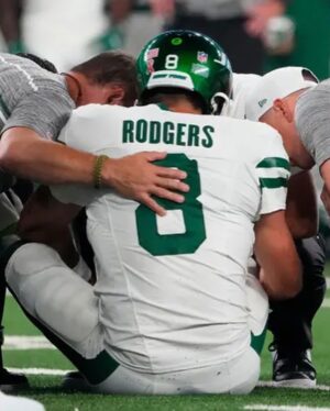 Aaron Rodgers Instagram - Thank you to every person that has reached out, called, texted, DM’d, connected through a friend, etc. It has meant a ton to me, and I’ll try and get back to all of you soon 🥹❤️ 
I’m completely heartbroken and moving through all of the emotions, but deeply touched and humbled by the support and love. 💔 Please keep me in your thoughts and prayers as I begin the healing process today. 🙏 ♾️ ❤️

The night is darkest before the dawn. And I shall rise yet again. 

Proud of my guys, 1-0 🛩️ #