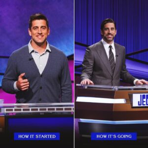 Aaron Rodgers Instagram - Suit > sweater thing, I think we can all agree on that 😂😂 
2 nights to go, check your local listings 🙏🏻💯 #ilovejeopardy #thankful #