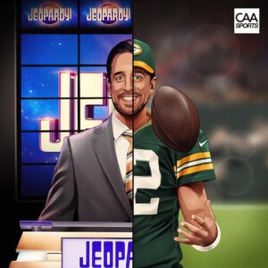 Aaron Rodgers Instagram - Caption this...#itcouldhappen #icandoit  #trebek #