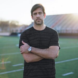Aaron Rodgers Instagram - I am very excited to join @zenithwatches as its ambassador! I love how this brand is always pushing boundaries and literally building the future of watchmaking. How they inspire young men and women to work hard and turn their dreams into reality, to never settle, and to always reach for the stars💫 #zenithwatches 
#timetoreachyourstar 
#
