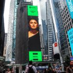 Aastha Gill Instagram - I'm delighted to tell you #kyun has reached NY #timessquare with @spotifyindia 💛 #Equal