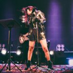 Aastha Gill Instagram - Stage = Life 🤟🏻 Life = Party 🎉 , ‘ , Stage = Party😈 Hence prove! 🧿 FIT by @gucci Shoes @prada #Aasthagill #agog #aasthagilllive #amityuniversityranchi 📸 @dinematics @trb.creative