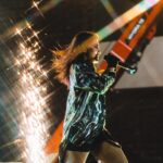 Aastha Gill Instagram - Stage = Life 🤟🏻 Life = Party 🎉 , ‘ , Stage = Party😈 Hence prove! 🧿 FIT by @gucci Shoes @prada #Aasthagill #agog #aasthagilllive #amityuniversityranchi 📸 @dinematics @trb.creative