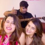 Aastha Gill Instagram - This song is suchaaaaa vibe! 💖 #Naina @badboyshah @diljitdosanjh so @aasthagill & I decided to do an acoustic take of it! THIS WAS SO MUCH FUN! @thatfingerstyleguitarist