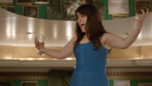 Abbi Jacobson Instagram - Have you ever wanted to own a real piece of Hollywood history? Some would say a priceless iconic garment? Others a treasured sliver of a time gone bye?

Well, now is your chance. I have been saving Abbi’s Blue dress (for the @smithsonian )but now I’m putting it up for auction to raise money for @tusctogether for healthcare funds for @iatse and teamsters needing support during the strikes. 

This will obviously come with a handwritten note from me as this gem is hard to part with(and the Smithsonian hasn’t returned my calls) It’s taken me 5 years just to peel it off my body. Go bid and help a great cause!

https://givebutter.com/c/TUSCauction/auction