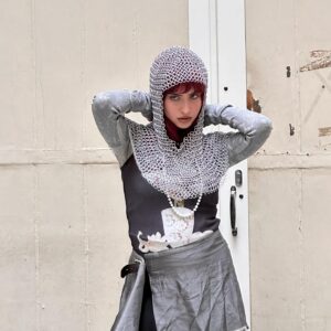 Abby Roberts Instagram - chainmail is like soooo in this season