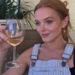 Abigail Cowen Instagram - giving major middle aged woman post-divorce mindin her own damn business on the front porch of her vacation home as she gets her daily dose of drama from watching her neighbors fight, kinda vibes and I’ve never felt better