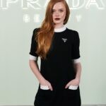 Abigail Cowen Instagram - In love with @pradabeauty, was a dream night 🤍#pradabeautypartner
