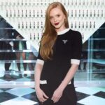 Abigail Cowen Instagram - In love with @pradabeauty, was a dream night 🤍#pradabeautypartner