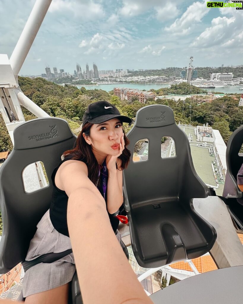 Acha Sinaga Instagram - 44 hours of fun in Singapore! thank you @sentosa_island for having me 🤍 #SentosaSensoryscape #LetYourSensesWander #DiscoveryNeverEnds