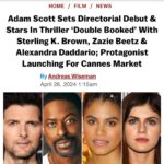 Adam Scott Instagram – Could not be more excited to work with this unbelievable cast and incredible team…