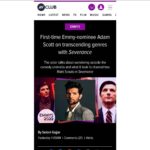 Adam Scott Instagram - I ❤️ The AV Club and thanks to Saloni Gajjar for chatting with me! Link in bio