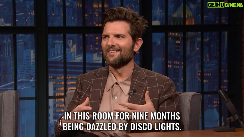 Adam Scott Instagram - @mradamscott and the rest of the #Severance cast were in actual awe for the big dance party scene.