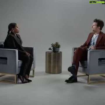 Adam Scott Instagram - Me & @quintab clearly crushing it on @Variety Actors on Actors. Link in bio for entire convo, where we continue to essentially kill it and dominate. Not sure where this bit is going but I love Abbott so much and Quinta is the best. ❤️