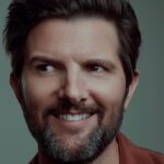 Adam Scott Instagram - Thank you to @thewrap for chatting with me about Severance and other stuff, but especially for allowing me to intertwine my fingers in this photo! Stylist @ilariaurbinati MU @ellefavmakeup H @darbiewieczorek