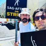 Adam Scott Instagram – @sagaftra & @wgawest @wgaeast will not provide our services until a fair deal is reached.  Ball is in your court, AMPTP: you know what you have to do, and it’s not that hard.
