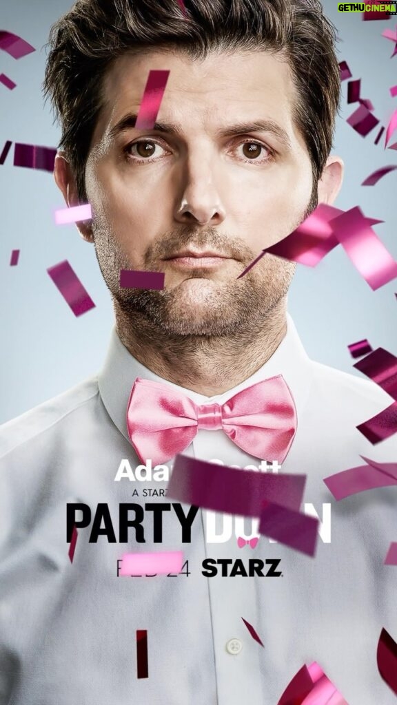 Adam Scott Instagram - this is NOT how he envisioned his 40s. #partydown