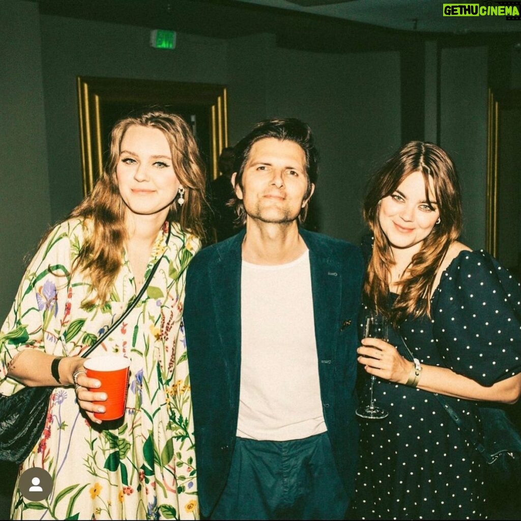 Adam Scott Instagram - Got to see @firstaidkitband at the Palladium and they were sooo gooood❤️❤️❤️Best show I’ve seen in a long time😭