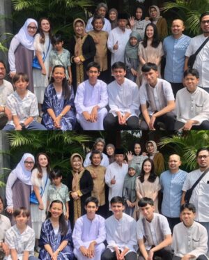 Adhisty Zara Instagram - Selamat lebaran!!! Maaf lahir batin ya💝 (kurang anak pertama gi sakiedh)
